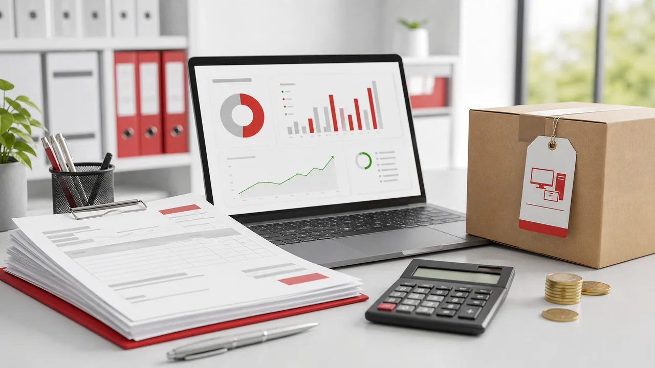 Dashboard anggaran, dokumen pengadaan, dan paket aset