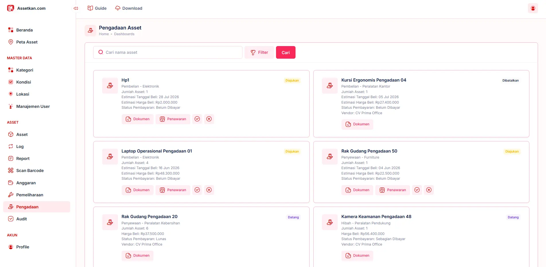 11. Workflow Pengadaan & Purchasing Vendor